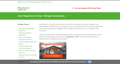Desktop Screenshot of pflegeheim-in-polen.info